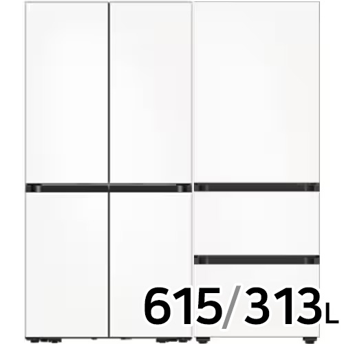 삼성전자 비스포크 키친핏 새틴 RF60DB9KF1AP+ RQ33DB74C1AP (화이트)