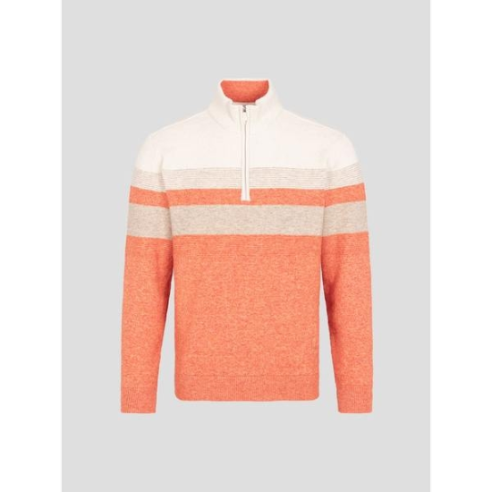 빈폴골프 Premium 컬러블럭 방풍 반집업 BJ4X51B088