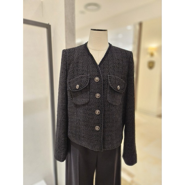 쉬즈미스 브레이드 라인 트위드 자켓 SWWJKO41060