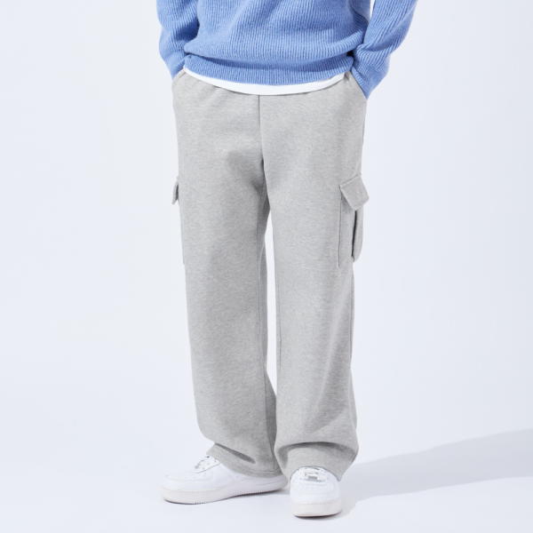 탑보이 스트레이트 카고 일자 기모 트레이닝팬츠 TOP184