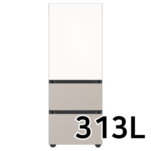 삼성전자 비스포크 김치플러스 키친핏 에센셜 RQ33DB74C1AP (화이트+베이지)