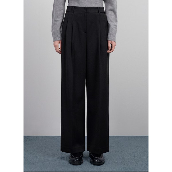 시스티나 여성 투턱 와이드 팬츠 AWWSLO41050