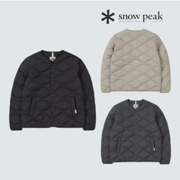 스노우피크  라이트 웨이브 경량 다운재킷 S24WUTDJ90BK