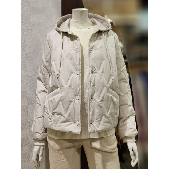 벨라디터치 후드넥 숏패딩 V9E4DN24