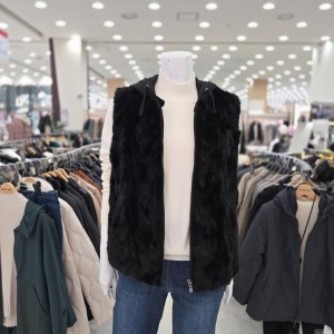 벨라디터치 후드 탈부착 밍크 베스트 V9E4VT26