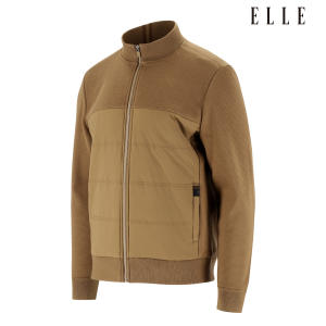 엘르골프 우븐믹스 풀집업 가디건 6K73701