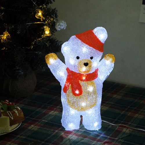 데팡스  LED 산타곰 크리스마스 무드등