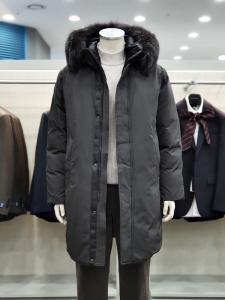 신원 폭스퍼 후드 롱 구스다운 점퍼_FJDJX6356