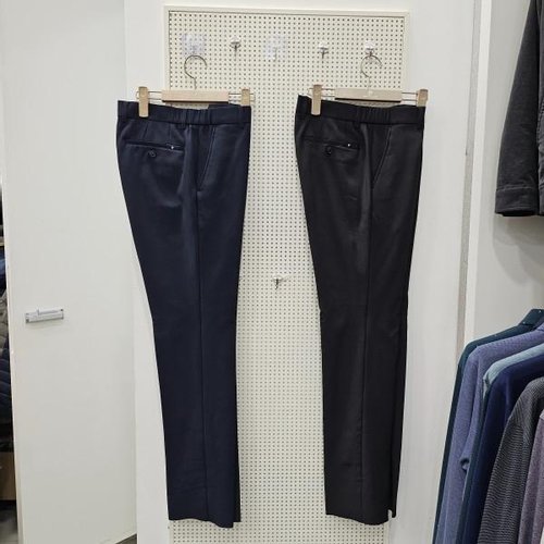 피에르가르뎅 폴리스판밍크본딩노턱팬츠 PPPC4510