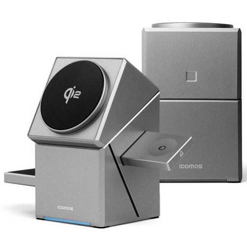 아이코모스  터치큐브 Qi2 3in1 맥세이프 무선충전기 MWC3in1