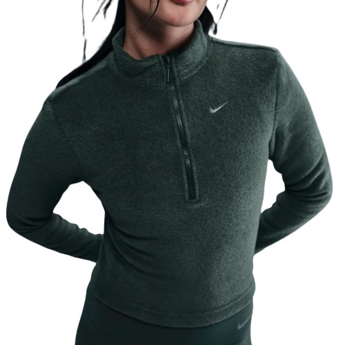 나이키  피닉스 플러시 슬림 긴팔 코지 플리스 하프집 탑 FV8029-338