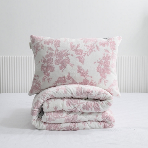 샤이닝홈 더블리 윈터프렌치 양면 마이크로 극세사 베개커버