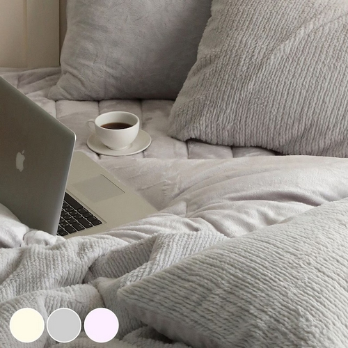 플로라 버니 10mm 밍크 극세사 차렵이불 패드세트