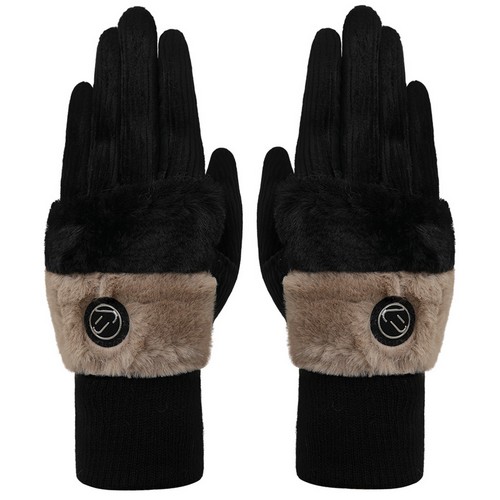 투톤 퍼 방한 글러브 IPL4WGV194_BK