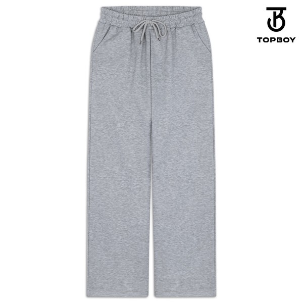 탑보이 기모 위너 롱 와이드 밴딩팬츠 LC119