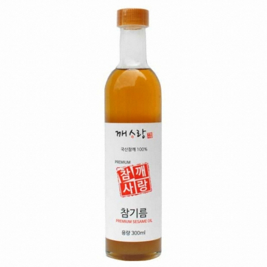 깨사랑 국산 참기름 300ml