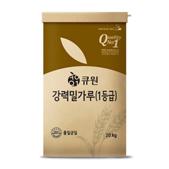 큐원 강력 밀가루 (1등급) 20kg