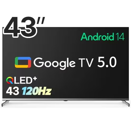 이스트라  120Hz AI 맥스 109cm (43인치) QLED 구글 5.0 스마트TV