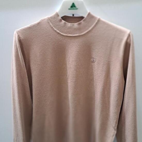 그린조이 솔리드 쉐타 반목 니트 GF24SL51M