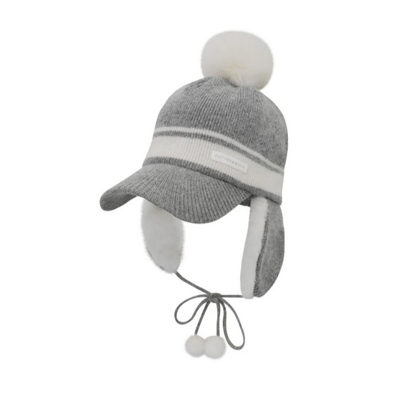 커터앤벅  배색 이어플랩 니팅캡 CBL4WCP813