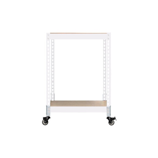 스피드랙 우레탄바퀴 2단 이동식 선반 500x400