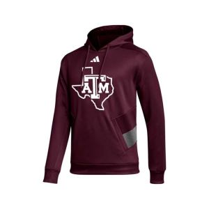 아디다스 Texas AM Aggies 사이드라인 트래블 풀오버 후드티 IQ0298