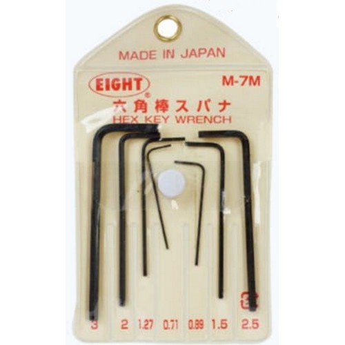 에이트 마이크로 육각 L렌치 세트 M-7M (7pcs)