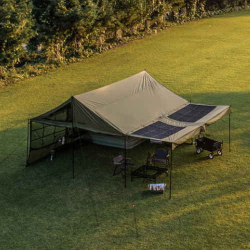 버팔로  그랜드빌 타프스크린 렉타 메쉬 타프쉘 대형 블랙코팅 그늘막