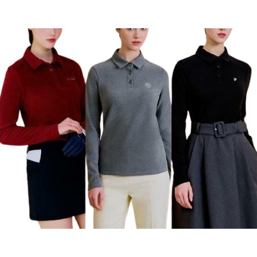 휠라골프 여성 24FW 옵티마 웜 카라티 3종