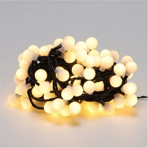 비츠온  LED 크리스마스트리 앵두볼 전구 흑색선 전구색 96구