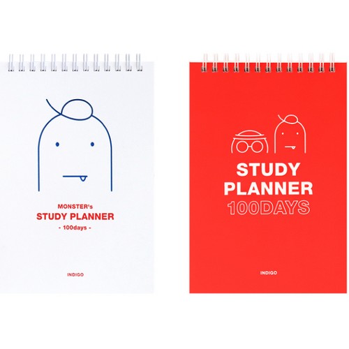 인디고  몬스터 100일 스터디 플래너