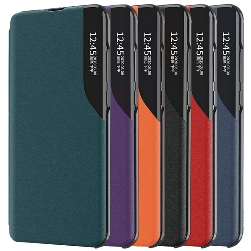 수나르  갤럭시S20 클리어 뷰 플립 가죽 케이스