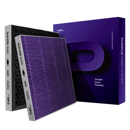 필터포유  자동차 첨착 활성탄 에어컨 필터 CFPP009