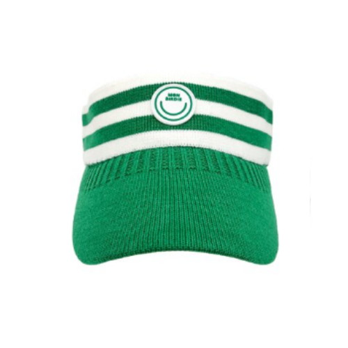 몽버디골프  스마일와펜 니트 선캡 그린