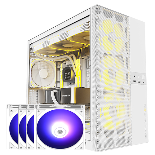GEO메트릭퓨처  Model5 벤트 + Silence GI 140 ARGB