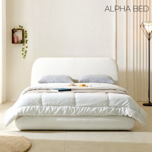알파침대 마카롱 패브릭 평상형 침대 LK