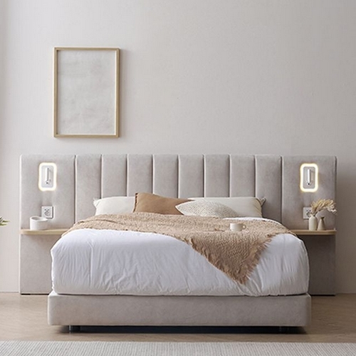 에몬스홈 피오르도 패브릭 호텔형 침대 K+협탁