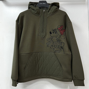 디즈니골프  퀼팅배색 후드 아노락 패딩 티셔츠 점퍼 DO4LTS030