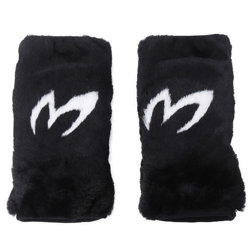 마스터바니에디션  심볼 배색 양손 퍼 워머 421C4GV873_BK