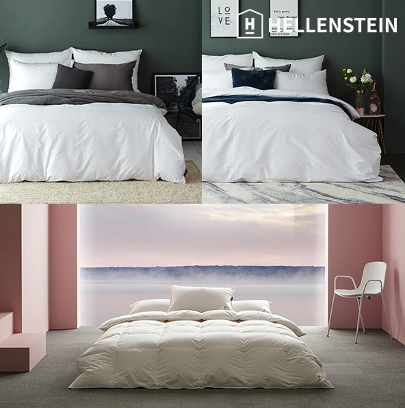 헬렌스타인 엑스트라웜 마자르 구스+호텔콜렉션 80수 이불커버 세트