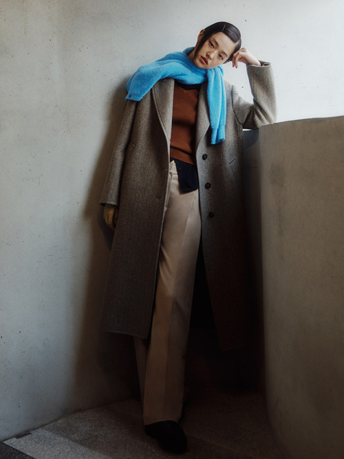 시스티나 여성 맥시 와이드 원턱 팬츠 AWWSLO41090