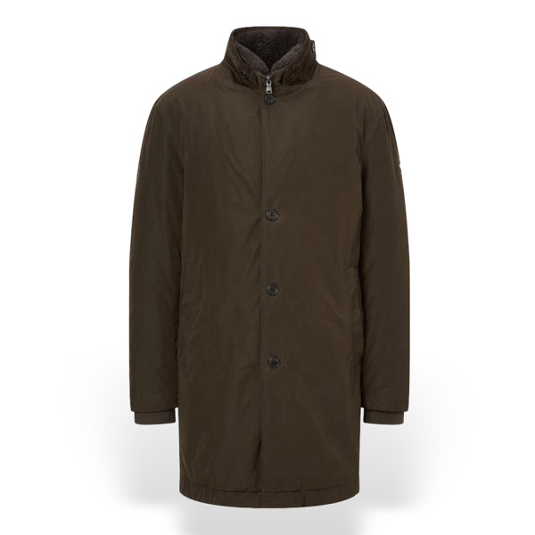 헤지스 남성 디테쳐블 파일럿 하프코트_HZCO4D640W2