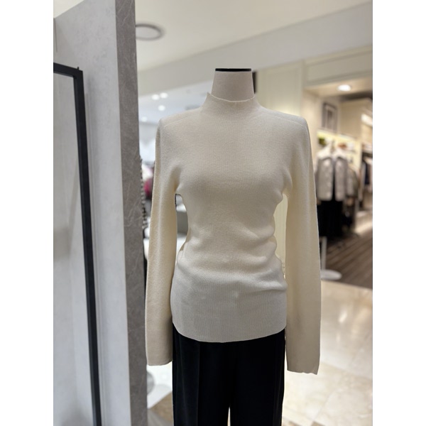 쉬즈미스 여성 골지 모크넥 니트 풀오버 SSKPOO42790