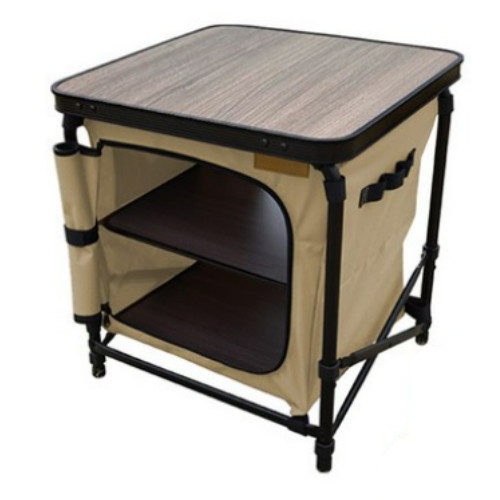 동진레저 마운티아 포터블 캠핑 캐비넷 베이지