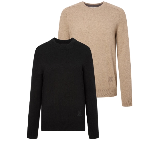 LF 헤지스골프 모크넥 캐시미어니트+모크넥 캐시미어니트 커플기획상품 0YSW4D11202