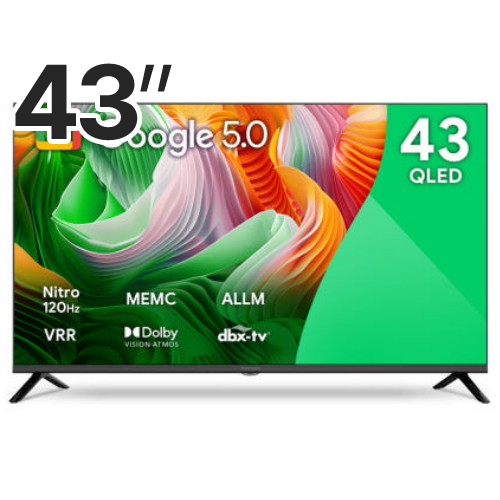 더함 우버 AMG 스마트 43 QLED 120HZ 돌비 AI 구글 5.0