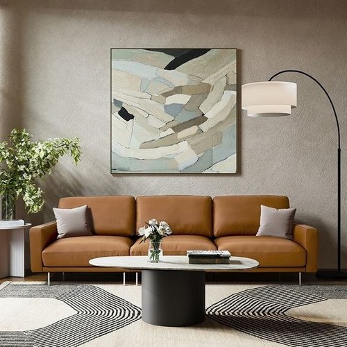 까사미아 뉴그렛 천연가죽 소파 3.5인용