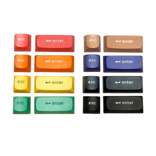 Keychron  OSA 더블샷 PBT 키보드 교체용 커스텀 포인트 키캡 2pcs