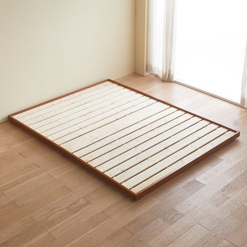 아이앤가구 슈엘라 원목 저상형 침대 Q