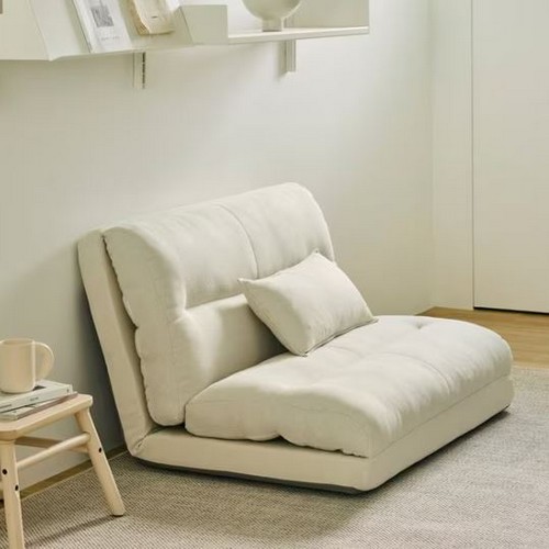 한샘 휴 모드 좌식 패브릭 소파베드 1인용